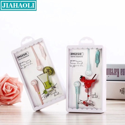 Jhl-re087 creative cartoon glass earphones with in-ear voice control music gift MP3.
