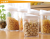 Transparent Sealed Cans Five-Piece Plastic Creative Storage Food Dried Fruit Cans Grain Storage Box