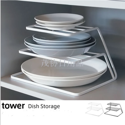 Kitchen Iron Dish Rack Draining Rack Plate Tableware Storage Organizer Dish Rack Plate Rack