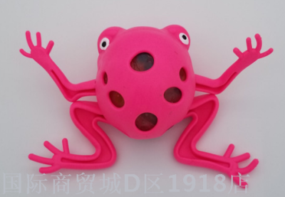 The new 2018 crate vent frog grape ball pinching joy decompression odor ball decompression ball small toys