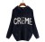 New fleece chenille college style hooded tops with loose sweaters for women