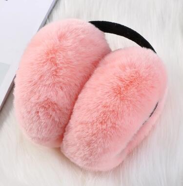 New Korean Style Foldable Earmuffs Cute Earmuffs Imitation Rabbit Fur Warm-Keeping Earmuffs Ear Warmer