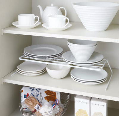 Japanese-Style Simple Kitchen Plate Tableware Plate Dish Rack Draining Storage Rack