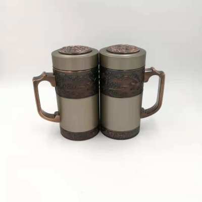 Multi-shop boutique creative fashion gifts stainless steel insulation cup A3 baifu purple sand