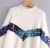 Mohair sequined sweater women's pullover with half-high neck loose bottom knit sweater coat