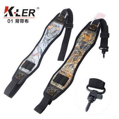 Hunting camouflage rifle straps with straps and straps