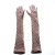 2018 New 50cm Non-Inverted Velvet Long Knitting Thread Half Finger Gloves Women's Fashion Warm Gloves Wholesale