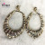 Manufacturers direct metal plating double - sided earrings move exaggerated large ring earrings earrings