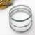 Manufacturer Supply of New accessories and American fashion 3 ring combination frosted white K bracelet