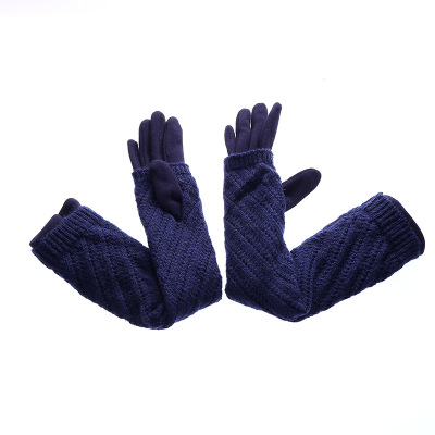 2018 New 50cm Non-Inverted Velvet Long Line Set Women's Single Gloves Winter Outdoors Travel Warm Gloves