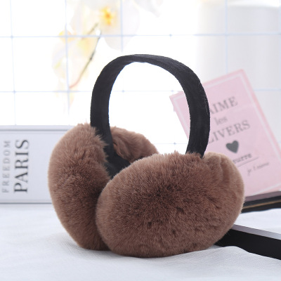 Warm autumn winter girls imitation rabbit hair ear cover ear protection can be adjusted ear cover Korea's version