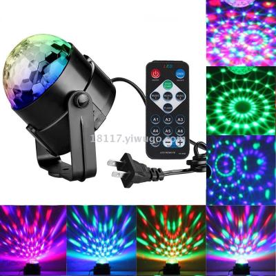 The new 6 color fandom you devil's ball acoustic control from the stage lamp LED remote control devil's ball