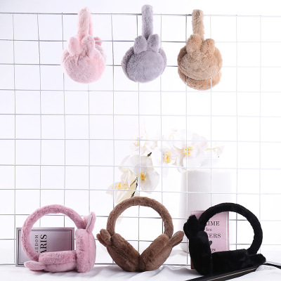 Hamburg rabbit winter ear cover cartoon ear warmers children's ear cover warm men and women's ear cover