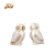 Resin Crafts High-End Boutique Silver Owl Domestic Ornaments Creative Business Gifts