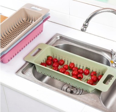 Kitchen plastic sink drain basket shelves for bowls and vegetables storage racks for asphalt racks