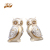 Resin Crafts High-End Boutique Silver Owl Domestic Ornaments Creative Business Gifts