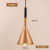 Macaron single-head resin imitation cement E14 funnel postmodern simple chandelier