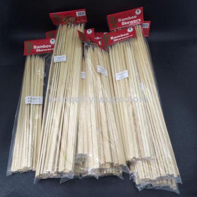 BBQ bamboo sticks natural environmental protection disposable bamboo sticks creative fruit sticks