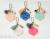 2019 popular new acrylic engrave oil dripping key chain, gift package decorative hanger