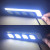 Auto LED daytime running lights are super bright COB luminous decorative strip big 7 type auto refit lights