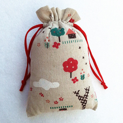 13*18 high-mouth cotton fabric bag, earth fabric bag, pocket gift bag