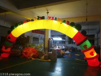 Forster gas mold factory direct sale inflcelebration arch festival wedding arch activity cartoon