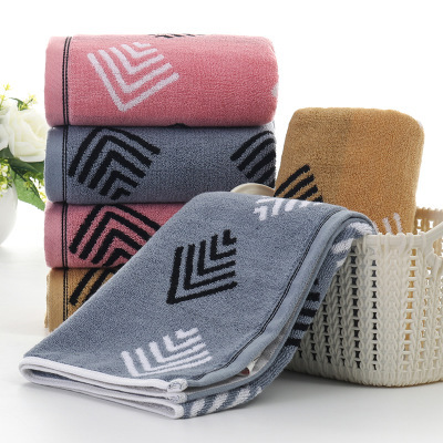 Towel cotton household goods 32 shares wedding return gift dark towel 35*75 cotton towel manufacturer wholesale