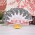 Zhibin fan factory Chinese style wing chun fan export wedding dance fan art gifts silk cloth bronzing fan