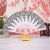 Zhibin fan factory Chinese style wing chun fan export wedding dance fan art gifts silk cloth bronzing fan