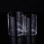 Supply new plastic transparent storage box popular daily necessities double cup makeup box