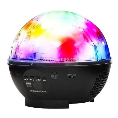 New private model mobile from the stage light magic ball bluetooth speaker card plug can be charged with remote control