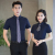 Men's and women's shirts with short sleeves, professional overalls, slim interview temperament, formal dress, thinlogo