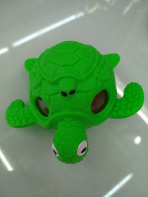 Mother and child turtle squeeze grape ball soft plastic toy kneading joy release beads grape ball manufacturers wholesale