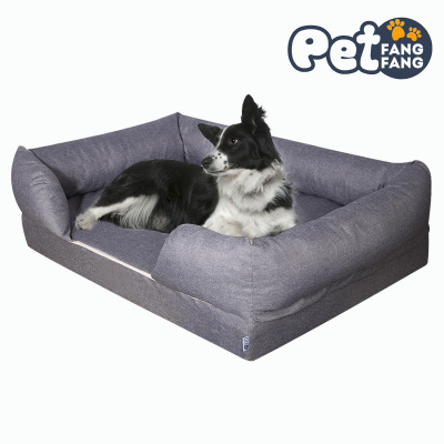 Manufacturer direct sale new pet sofa bed memory cotton pet litter cat and dog pad in large dog kennel bed