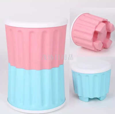 Creative Multifunctional Storage Stool Color Stackable Storage Stool Shoe Changing Stool