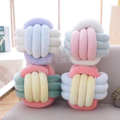 INS hot style knot hand knitting home decoration plush toys
