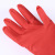Latex cotton bell mouth household gloves with extended sleeves and flannel warm household gloves manufacturers wholesale