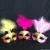 Spray painted velvet mask Halloween mask carnival party mask holiday costumes