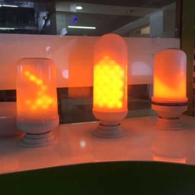 LED flame lamp 3 mode switch bar night scene stage house home sex lamp flame bulb