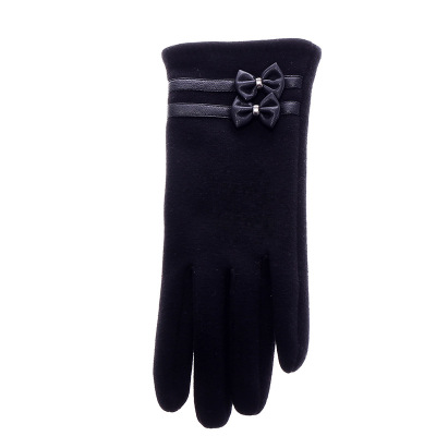 New fashion ladies' plain colored gloves were opened to non-flannelette outdoor thermal gloves