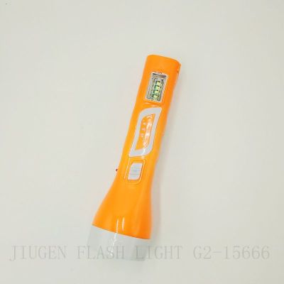 Long-time flashlight HEL-6568 1W solar flashlight