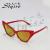 Fashionable butterfly shape European and American shades fashion avant-garde sunglasses 18256