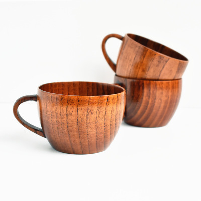 Tea cup coffee cup water cup wooden cup