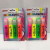 Color Fluorescent Pen 4 Suction Card Packaging PVC Bag Mark Marking Pen