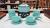 Jingdezhen ceramic plate/plate soup pot set electroplated soup pot set essential kitchen ceramic bowls