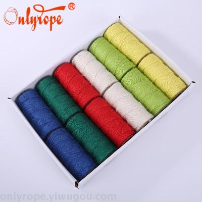 Factory Direct Sales 70G Dyed Jute Spool Strapping Bundle Handmade DIY Production