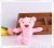 Cartoon toy leopard key bag and tie, wedding ceremony throw cloth doll doll small doll plush toy
