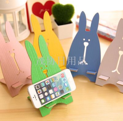 Cartoon Small Rabbit Mobile Phone Holder Desktop Phone Collection Box Cartoon Lazy Mobile Phone Holder
