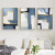 GB3010 modern simple living room decoration painting Nordic abstract hanging painting corridor corridor bedroom triple