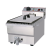 Gas - powered bench double - cylinder double - screen electric fryer with drain valve Fried chicken fryer fries